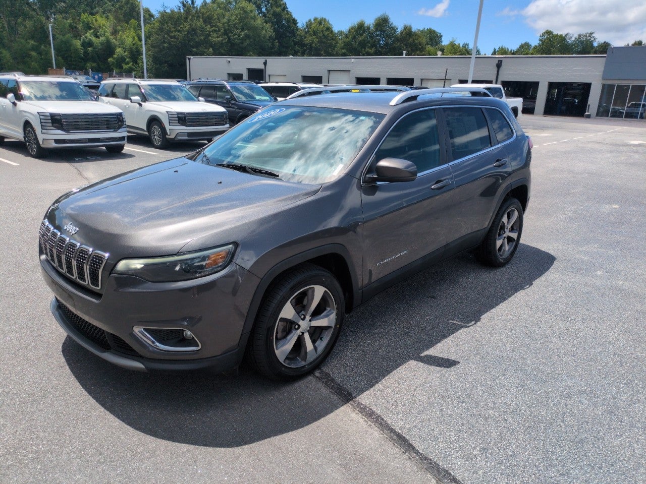 2020 Jeep Cherokee — rear three-quarter view