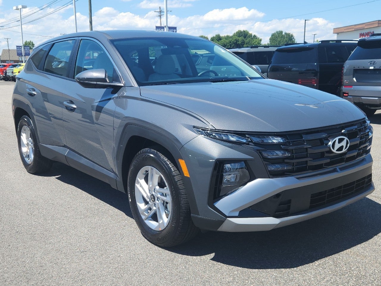 2026 Hyundai TUCSON SE FWD in Gray — front three-quarter view